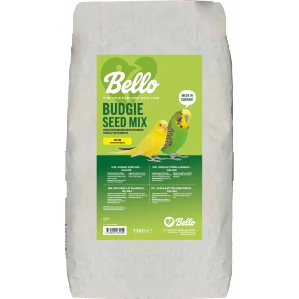 Bello Undulat Deluxe frøblanding u/vitamintilskudd 13kg